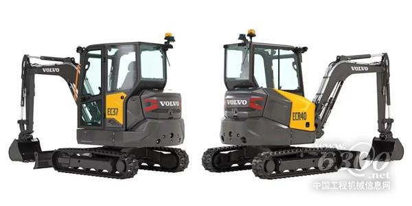 沃爾沃建筑設備推出兩款新型小型挖掘機EC37和ECR40