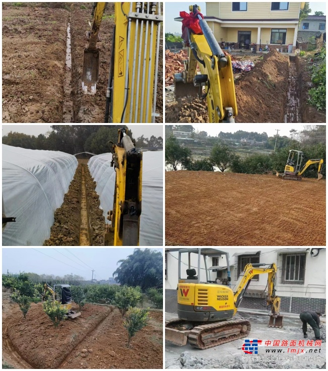 微挖在新農村建設與農田水利領域的應用